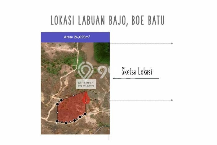 Tanah Dijual Lokasi Strategis di Manggarai Barat dengan Luas 26025m2 Tanah Dijual Lokasi Strategis di Manggarai Barat dengan Luas 26025m2