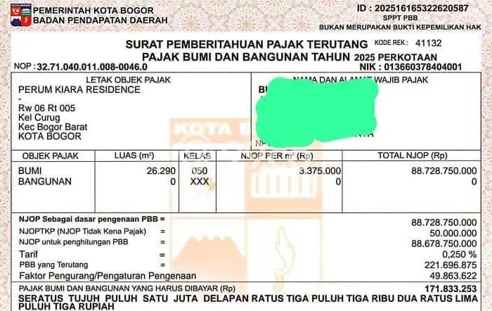 Dijual Tanah Lokasi Semplak, Bogor Seluas 100000m2 Dijual Tanah Lokasi Semplak, Bogor Seluas 100000m2