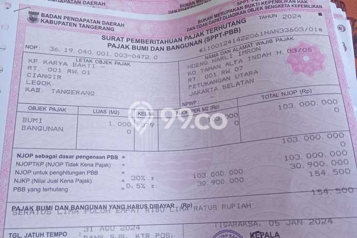 Tanah Dijual Lokasi Balaraja Tangerang - Tanah Dijual Lokasi Balaraja Tangerang -
