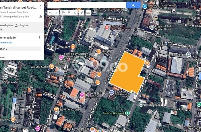 Lahan untuk Disewa di Badung Luas 8220m2 Lahan untuk Disewa di Badung Luas 8220m2
