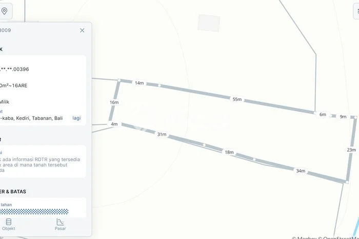 Tanah Strategis Kawasan Kaba kaba, Luas 1600m², Cocok untuk Investasi Tanah Strategis Kawasan Kaba kaba, Luas 1600m², Cocok untuk Investasi