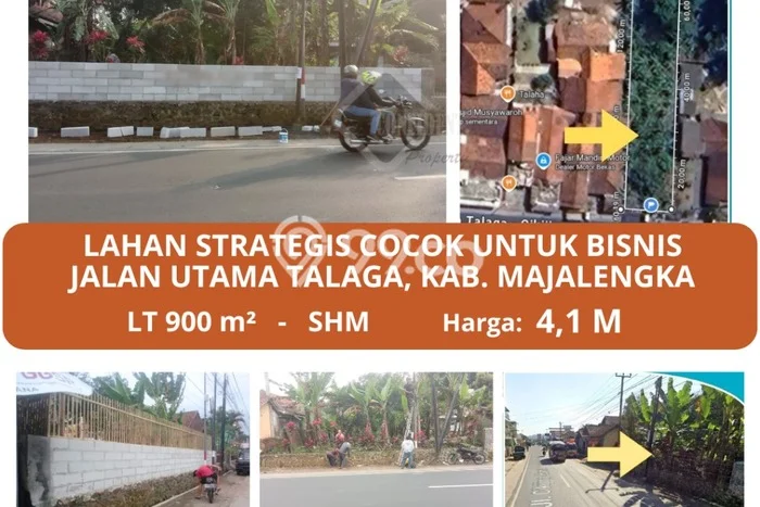 Tanah Area Berkembang Kawasan Talaga, Luas 900m², Akses ke Fasilitas, Lingkungan Asri Tanah Area Berkembang Kawasan Talaga, Luas 900m², Akses ke Fasilitas, Lingkungan Asri