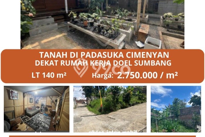 HARGA MENARIK! Tanah Kawasan Cimenyan, Luas 140m², Area Asri HARGA MENARIK! Tanah Kawasan Cimenyan, Luas 140m², Area Asri
