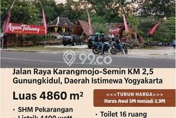 Kavling Tanah Dijual di Karangmojo, Gunung Kidul, Luas 4860m2 Area Strategis Kavling Tanah Dijual di Karangmojo, Gunung Kidul, Luas 4860m2 Area Strategis