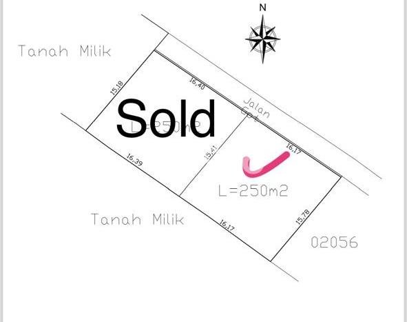 Dijual Tanah Lokasi Kedungu, Tabanan Seluas 250m2 Dijual Tanah Lokasi Kedungu, Tabanan Seluas 250m2