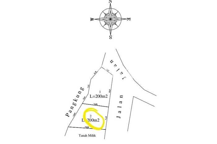 Tanah Dijual Area Strategis di Kutuh Badung 200m2 Tanah Dijual Area Strategis di Kutuh Badung 200m2