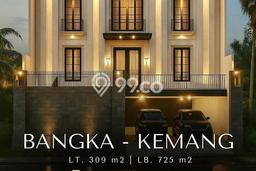 For Sale! Premium House LT 309m2 Desain Modern di Bangka For Sale! Premium House LT 309m2 Desain Modern di Bangka