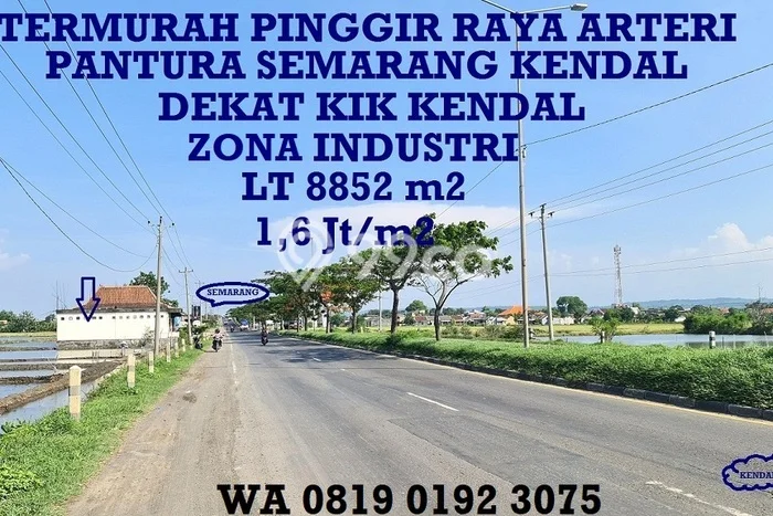 Jarang Ada! Tanah di Kaliwungu Punya Luas 8852m2 - Jarang Ada! Tanah di Kaliwungu Punya Luas 8852m2 -