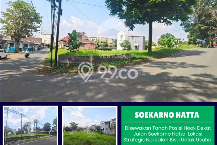 Tanah Disewa di Soekarno Hatta Strategis dan Memiliki Luas 1300m2 Tanah Disewa di Soekarno Hatta Strategis dan Memiliki Luas 1300m2