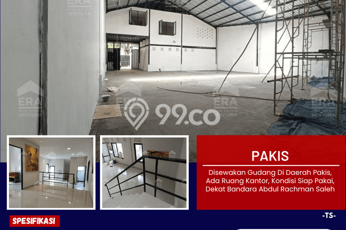 Area Strategis! Disewakan Gudang Lokasi Pakis, Malang Cocok untuk Bisnis Area Strategis! Disewakan Gudang Lokasi Pakis, Malang Cocok untuk Bisnis