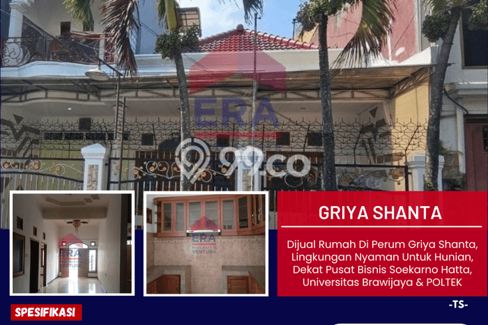 Dijual Hunian Rumah Nyaman 4 KT di Soekarno Hatta, Malang Dijual Hunian Rumah Nyaman 4 KT di Soekarno Hatta, Malang