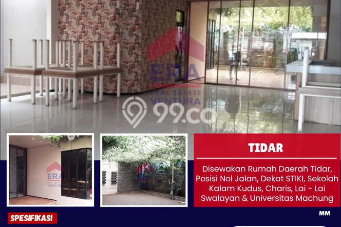 Disewakan! Rumah 2 Kamar Tidur &
2 Kamar Mandi di Tidar, Malang Disewakan! Rumah 2 Kamar Tidur &
2 Kamar Mandi di Tidar, Malang