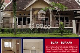 Rumah Disewakan Malang LT 340m2 LB 250m2 Area Malang Kota Rumah Disewakan Malang LT 340m2 LB 250m2 Area Malang Kota