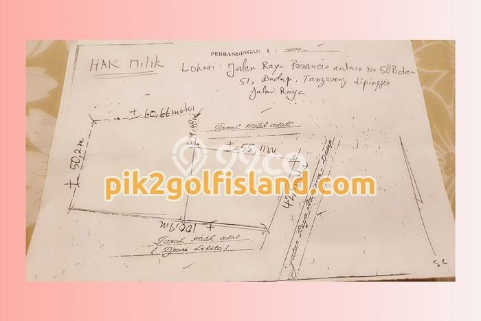 Dijual Tanah Kawasan Komersial Kawasan Dadap, Luas 5255m², Prospek Tinggi Dijual Tanah Kawasan Komersial Kawasan Dadap, Luas 5255m², Prospek Tinggi