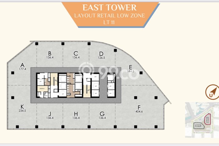Unit Kantor Dijual di Jakarta Utara LT 404m2 & LB 404m2 Unit Kantor Dijual di Jakarta Utara LT 404m2 & LB 404m2