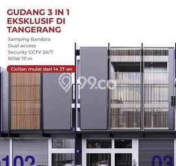 Untuk Dijual! Gudang di Bandara Jakarta Barat LT 294m2 / LB 508m2 Kawasan Strategis Untuk Dijual! Gudang di Bandara Jakarta Barat LT 294m2 / LB 508m2 Kawasan Strategis