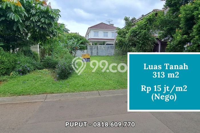Tanah Dijual di Tangerang Seluas 313m2 Strategis Tanah Dijual di Tangerang Seluas 313m2 Strategis