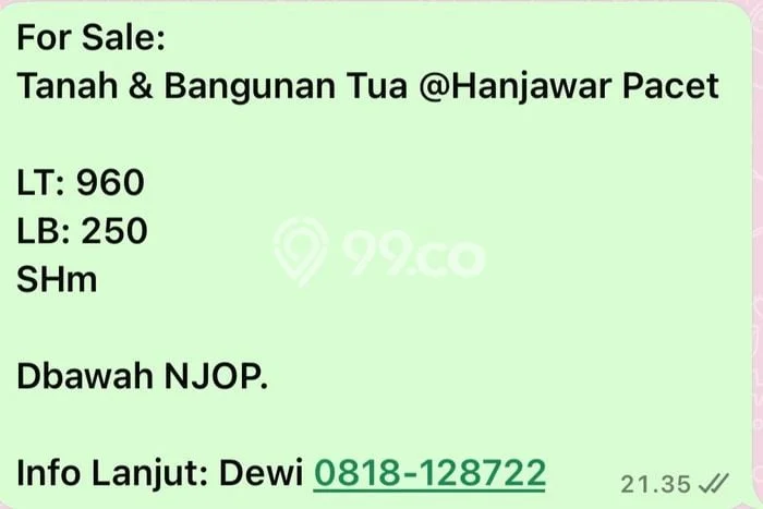 Jarang Ada! Tanah di Pacet Punya Luas 960m2 SHM Jarang Ada! Tanah di Pacet Punya Luas 960m2 SHM