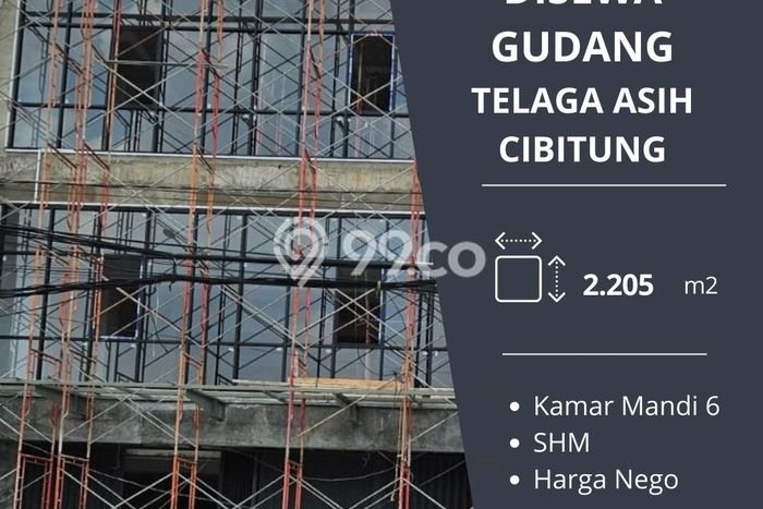 Disewakan Gudang komersial di Cibitung luas bangunan 2205m2 Disewakan Gudang komersial di Cibitung luas bangunan 2205m2