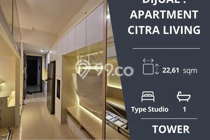 Hunian Apartemen 1 KT 1 KM Dijual di Citra Garden Jakarta Barat, Luas 22m2 Hunian Apartemen 1 KT 1 KM Dijual di Citra Garden Jakarta Barat, Luas 22m2