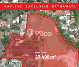 Kavling Tanah untuk Dijual di Fatmawati, Jakarta Selatan, Luas 23496m2 Kavling Tanah untuk Dijual di Fatmawati, Jakarta Selatan, Luas 23496m2