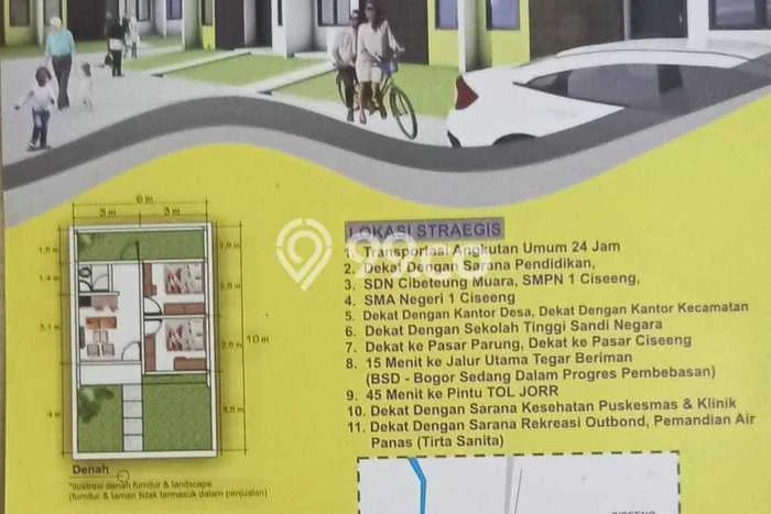 Rumah Murah Dijual di Ciseeng, Bogor Harga Rp 185 Juta Rumah Murah Dijual di Ciseeng, Bogor Harga Rp 185 Juta