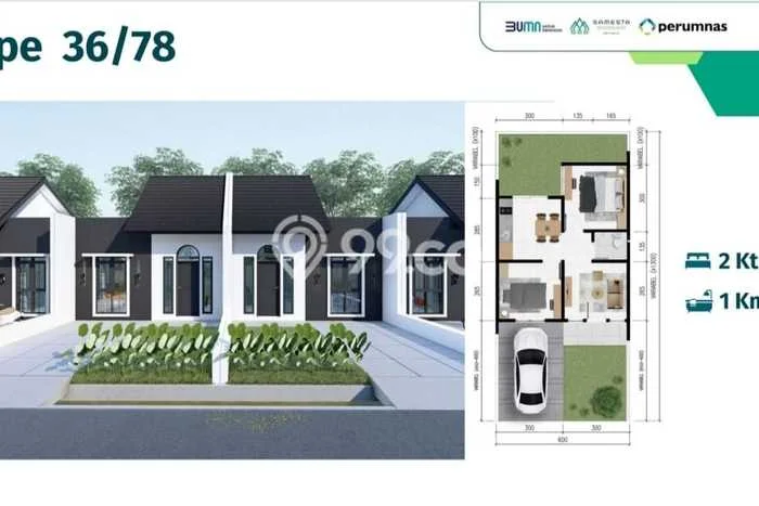 Rumah Modern Minimalis 2 Kamar Siap Huni di Driyorejo Rumah Modern Minimalis 2 Kamar Siap Huni di Driyorejo