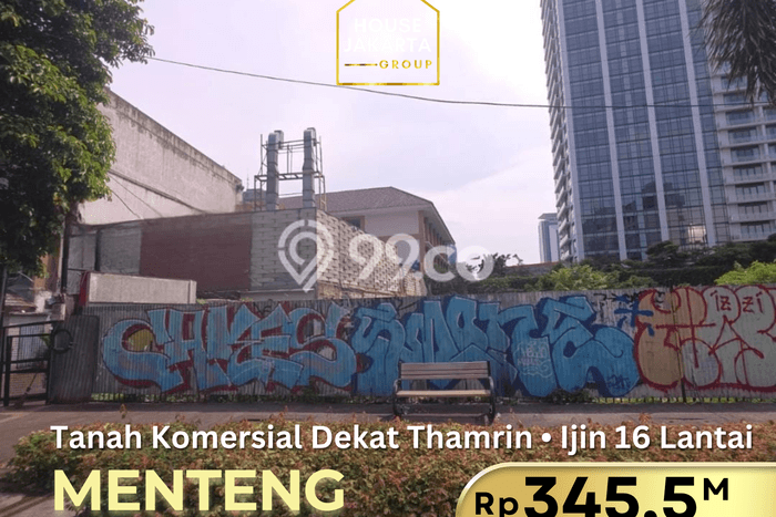 Jarang Ada! Tanah di Menteng Punya Luas 2303m2 - Jarang Ada! Tanah di Menteng Punya Luas 2303m2 -