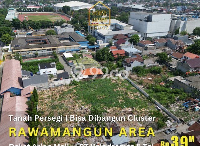 Tanah Lokasi Potensial Kawasan Rawamangun, Luas 3065m², Dekat ke Pusat Kota, Lingkungan Asri Tanah Lokasi Potensial Kawasan Rawamangun, Luas 3065m², Dekat ke Pusat Kota, Lingkungan Asri
