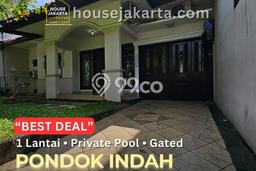 Rumah Mewah LB 200m2 Siap Huni Desain Elegan di Pondok Indah, Jakarta Selatan Rumah Mewah LB 200m2 Siap Huni Desain Elegan di Pondok Indah, Jakarta Selatan