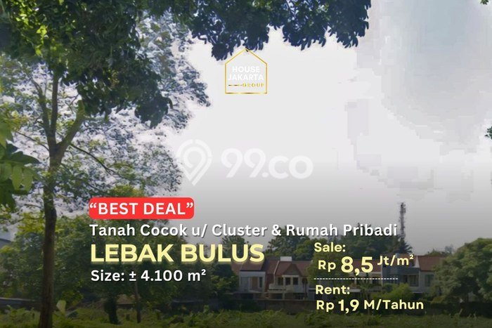 Untuk Dijual Tanah di Jakarta Selatan, Luas 4100m2 SHM Untuk Dijual Tanah di Jakarta Selatan, Luas 4100m2 SHM