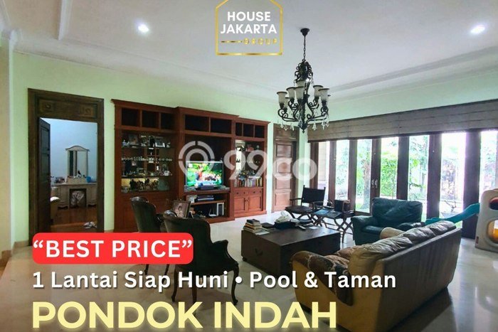 Rumah Elit Modern Tanpa Renovasi di Pondok Indah Jakarta Selatan Rumah Elit Modern Tanpa Renovasi di Pondok Indah Jakarta Selatan