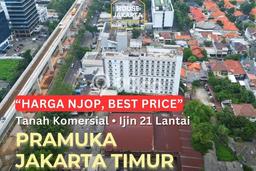 Tanah Dijual Lokasi Cempaka Putih, Jakarta Pusat Luas 4972m2 Legalitas Aman Tanah Dijual Lokasi Cempaka Putih, Jakarta Pusat Luas 4972m2 Legalitas Aman