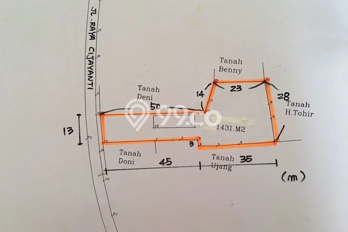 Dijual Tanah Kawasan Komersial di Babakan Madang, Luas 1431m2m², Cocok untuk Pengembangan Dijual Tanah Kawasan Komersial di Babakan Madang, Luas 1431m2m², Cocok untuk Pengembangan