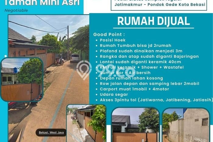Rumah Modern 1 Kamar LT 126m2 di Jatimakmur Rumah Modern 1 Kamar LT 126m2 di Jatimakmur