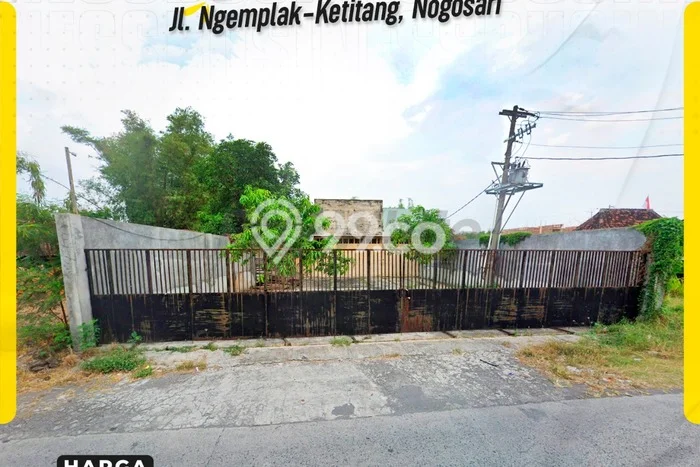 Area Ramai! Gudang Dijual di Nogosari untuk Bisnis Luas Bangunan 587m2 Area Ramai! Gudang Dijual di Nogosari untuk Bisnis Luas Bangunan 587m2
