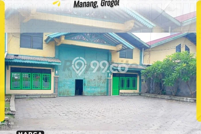Gudang bagus disewakan di Grogol Sukoharjo dengan LB 500m2 harga sewa terbaik Gudang bagus disewakan di Grogol Sukoharjo dengan LB 500m2 harga sewa terbaik
