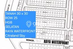 Dijual Tanah Lokasi Citraland, Surabaya Seluas 900m2 Dijual Tanah Lokasi Citraland, Surabaya Seluas 900m2
