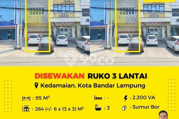 Disewakan Tanah di Tanjung Karang Timur Luas 95m2 SHM Disewakan Tanah di Tanjung Karang Timur Luas 95m2 SHM