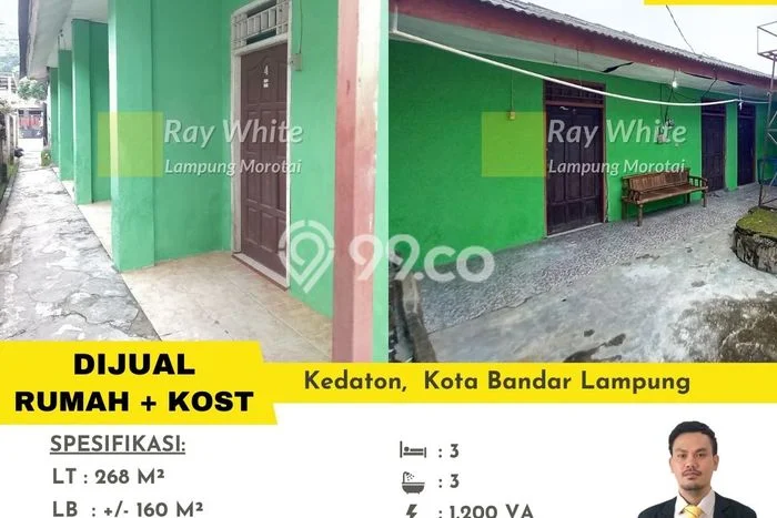 Dijual Rumah 3 Kamar Lokasi Ideal Bagus dan Strategis di Kedaton Dijual Rumah 3 Kamar Lokasi Ideal Bagus dan Strategis di Kedaton