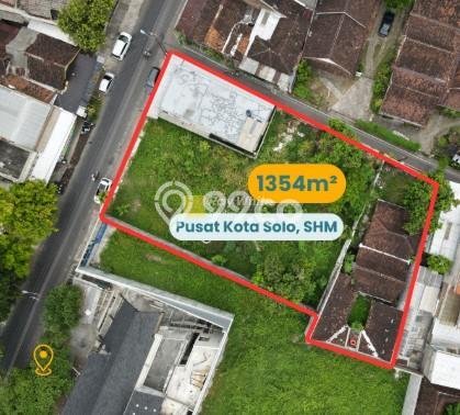 Dijual Tanah di Serengan Solo Luas 1345m2 - Dijual Tanah di Serengan Solo Luas 1345m2 -