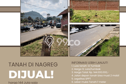 LOKASI PREMIUM! Tanah Kawasan Nagreg, Luas 168m2m², Akses Mudah LOKASI PREMIUM! Tanah Kawasan Nagreg, Luas 168m2m², Akses Mudah