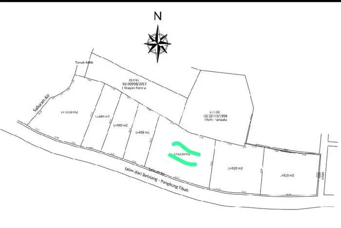 Kavling Tanah Lokasi Strategis di Kedungu, Tabanan Disewakan 1200m2 Kavling Tanah Lokasi Strategis di Kedungu, Tabanan Disewakan 1200m2
