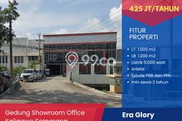 Kantor Disewa di Semarang dengan LB 1200m2 Area Komersial Ramai Kantor Disewa di Semarang dengan LB 1200m2 Area Komersial Ramai