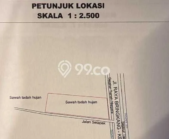 Lahan Disewakan di Menganti, Gresik, Luas 2500m2 SHM Lahan Disewakan di Menganti, Gresik, Luas 2500m2 SHM