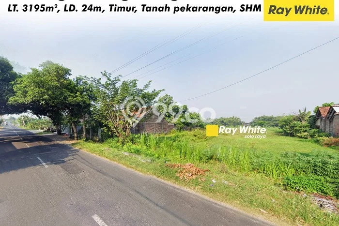 Tanah Strategis Dijual di Karangmalang Sragen 3195m2 Tanah Strategis Dijual di Karangmalang Sragen 3195m2