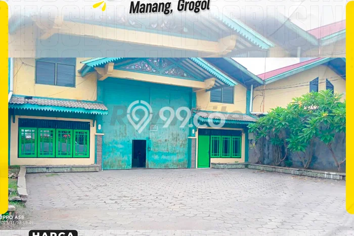 Gudang Komersial Disewakan di Grogol Sukoharjo Luas 500m2 Gudang Komersial Disewakan di Grogol Sukoharjo Luas 500m2