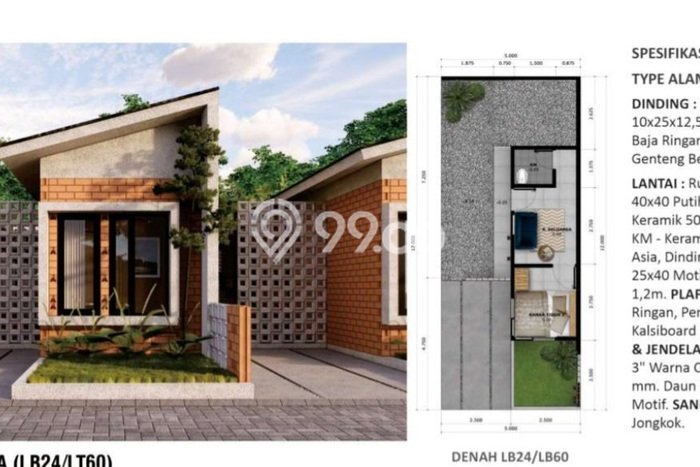 For Sale Rumah 2 Kamar Lokasi Ideal Bagus dan Strategis di Kamal For Sale Rumah 2 Kamar Lokasi Ideal Bagus dan Strategis di Kamal