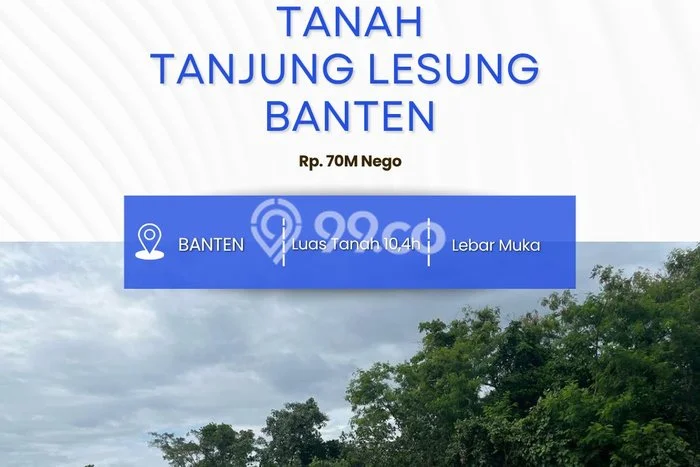 Dijual Tanah 104000m2 di Tanjung Lesung, Pandeglang Dijual Tanah 104000m2 di Tanjung Lesung, Pandeglang