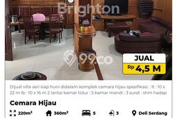 Dijual Hunian Mewah dengan Fasilitas Sekitar Komplit di Percut Sei Tuan, Deli Serdang Dijual Hunian Mewah dengan Fasilitas Sekitar Komplit di Percut Sei Tuan, Deli Serdang